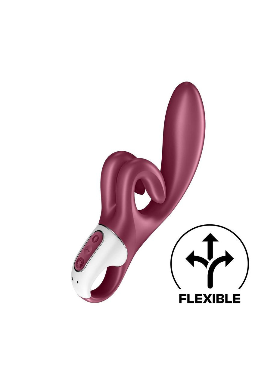 Вібратор-кролик Touch Me, подвійний відросток, 3 потужні мотори, Червоний Satisfyer (371390060)