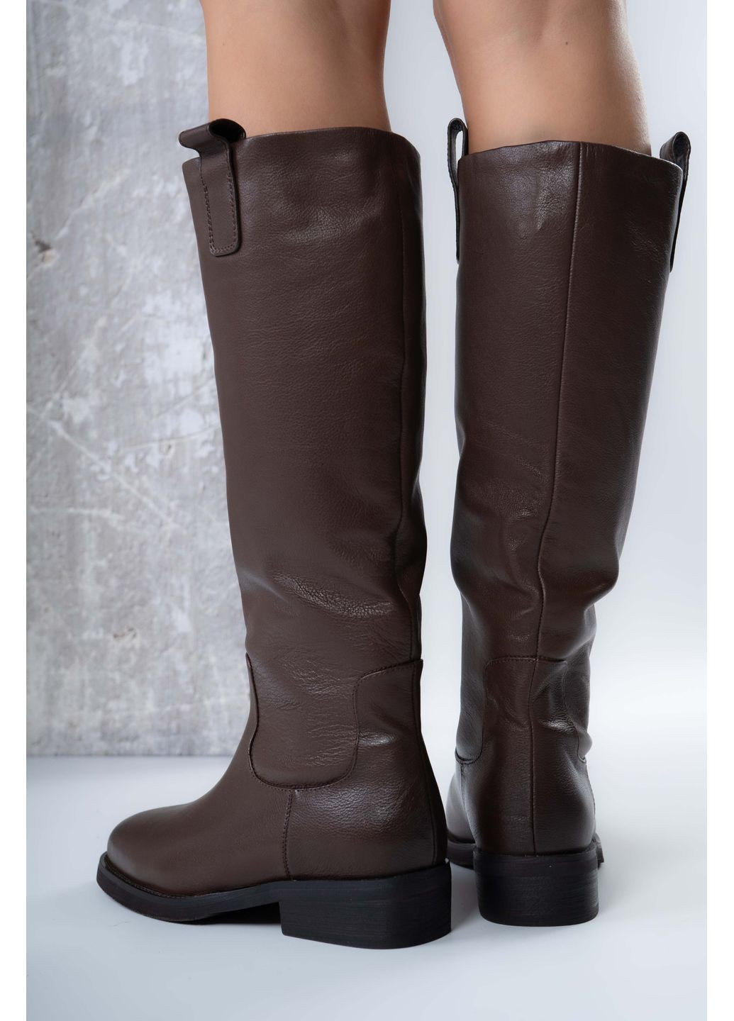 Чоботи жіночі Натуральна шкіра коричневі 346808 Where Uwear (370268983)