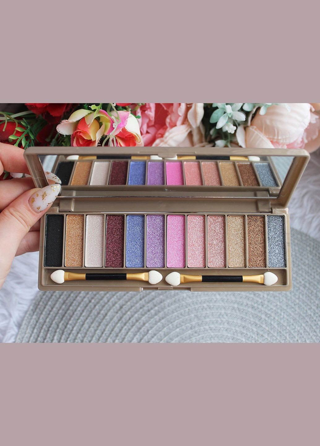 Набір тіней для повік 12 відтінків Romantic Collection № 08 Christian (304769061)