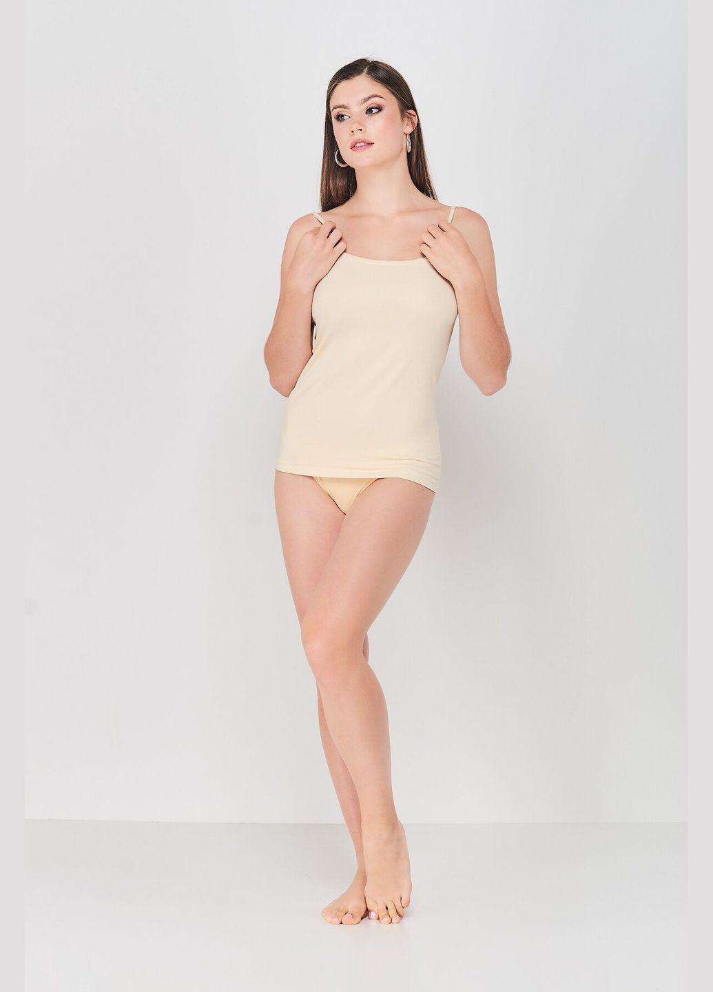 Майка женская 23319 Бежевый (2000903345756A) shop (2000903345756) Ozkan — 362705300