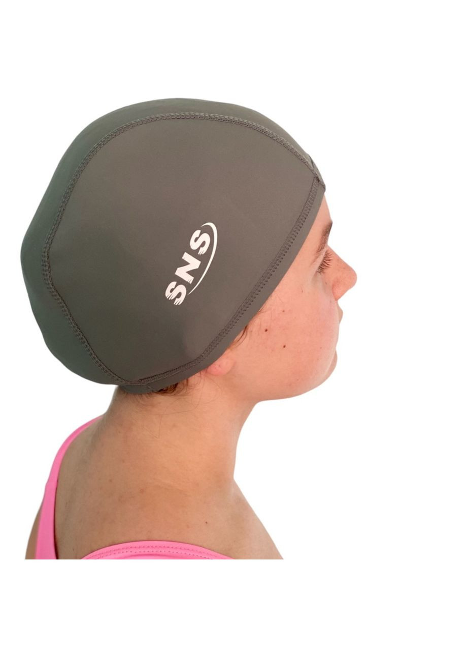 Шапочка для плавання тканинна сіра AL-1117-СЕ ( ) SNS (316322700)
