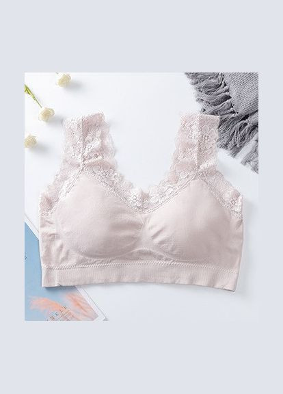 Жіночий топ з мереживом топік бюстгальтер бралет ліф No Brand (314931160)