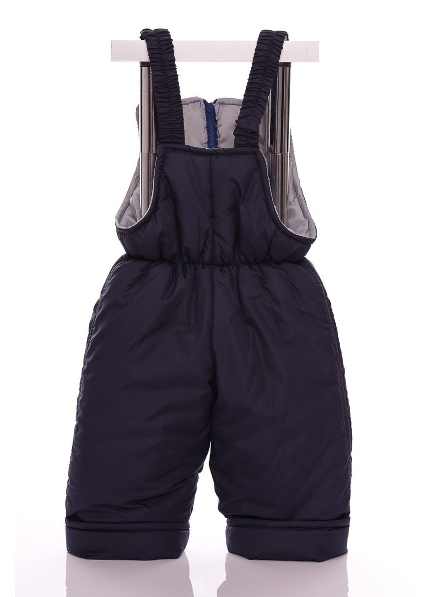 Синий зимний комбинезон на синтепоне для мальчика с принтом пэппы ноль подстежка синий 86 см (27855) BABYKROHA