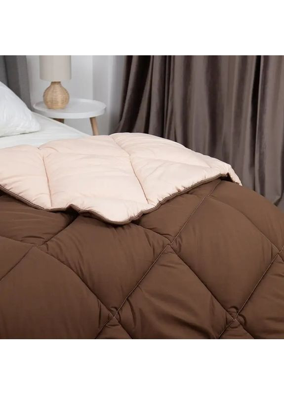 Ковдра євро ALASKA 1-00154_27810 200х220 см коричнева ТЕП (370548913)