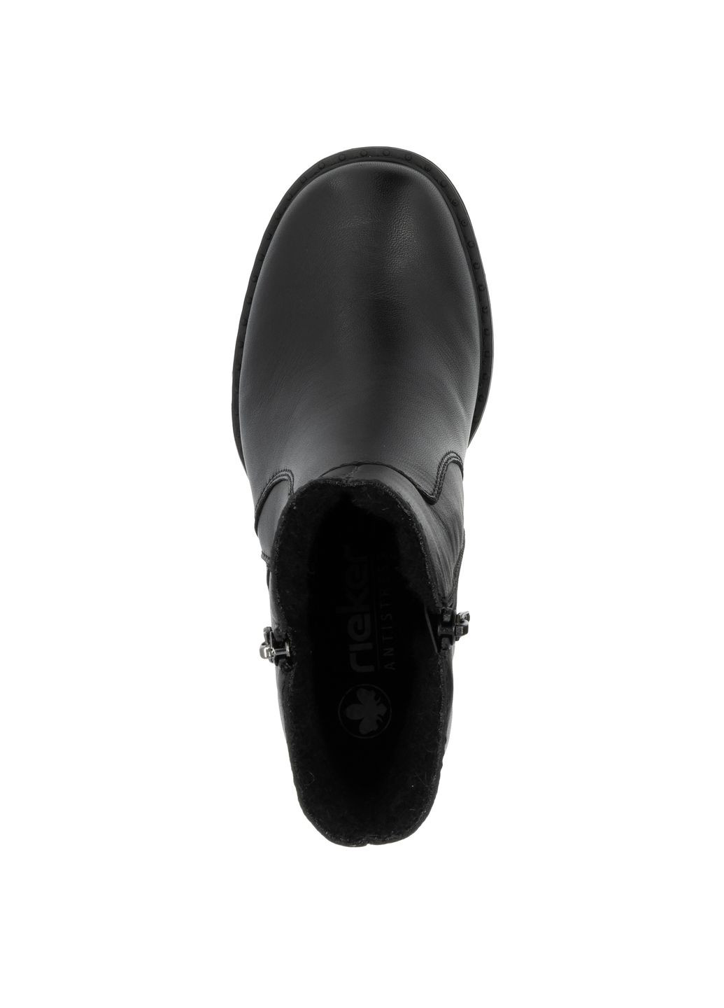 Чорні зимня зимові ботильйони Rieker