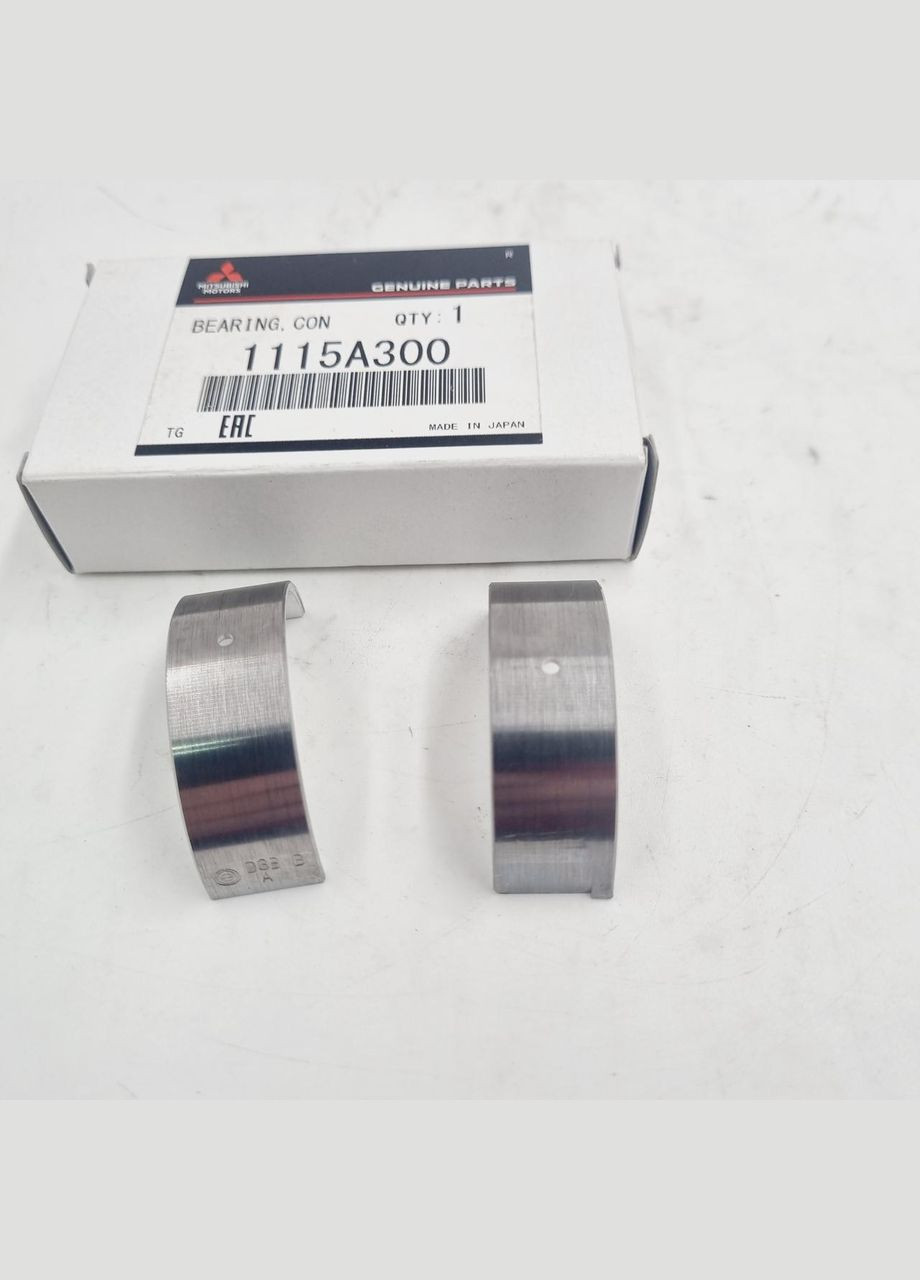 Оригінальний комплект вкладишів шатунних 1115A300 Лансер Mitsubishi (345740779)