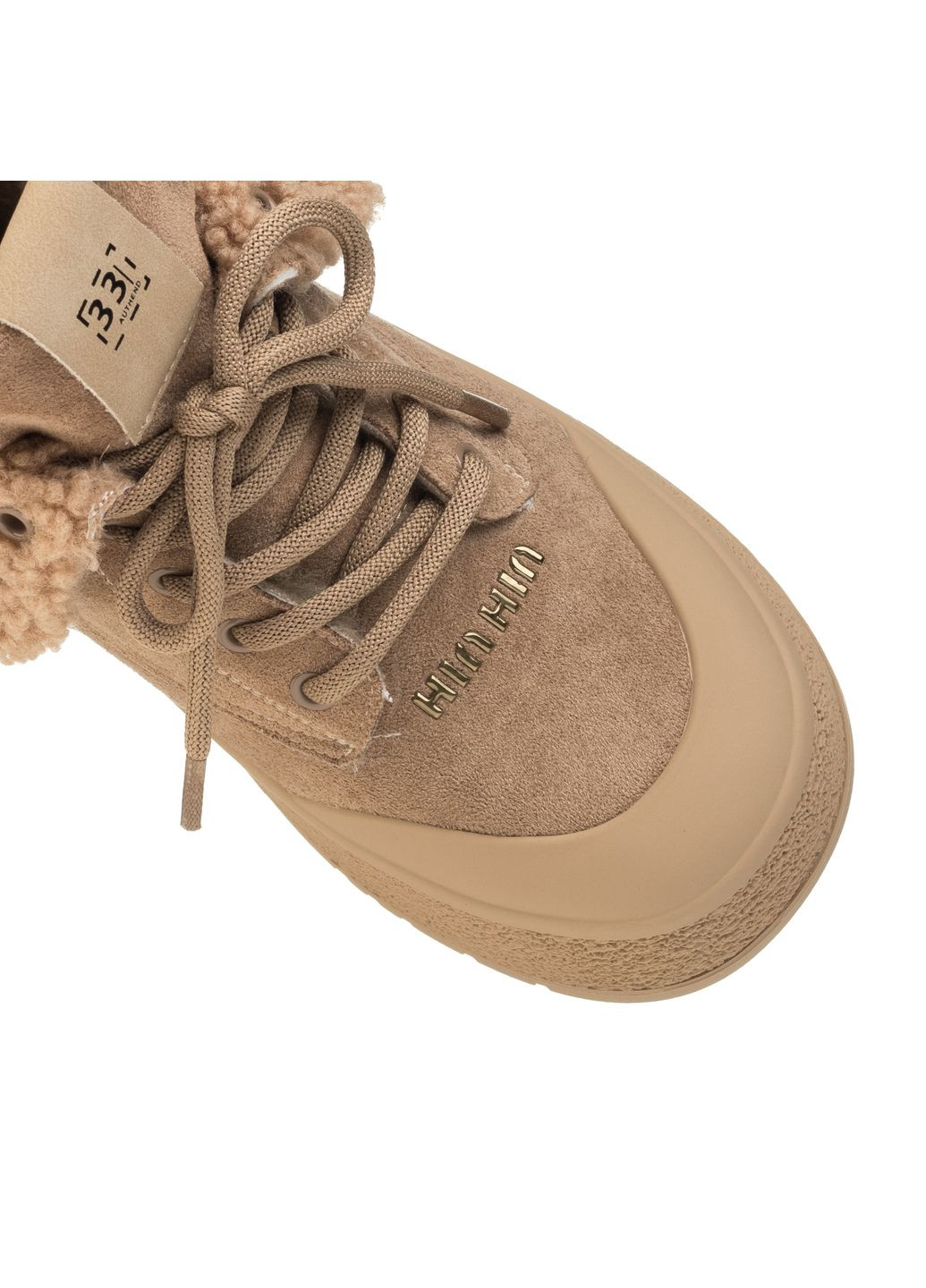 Зимние ботинки светлокоричневый (2061ц1) Melanda.M из искусственной замши