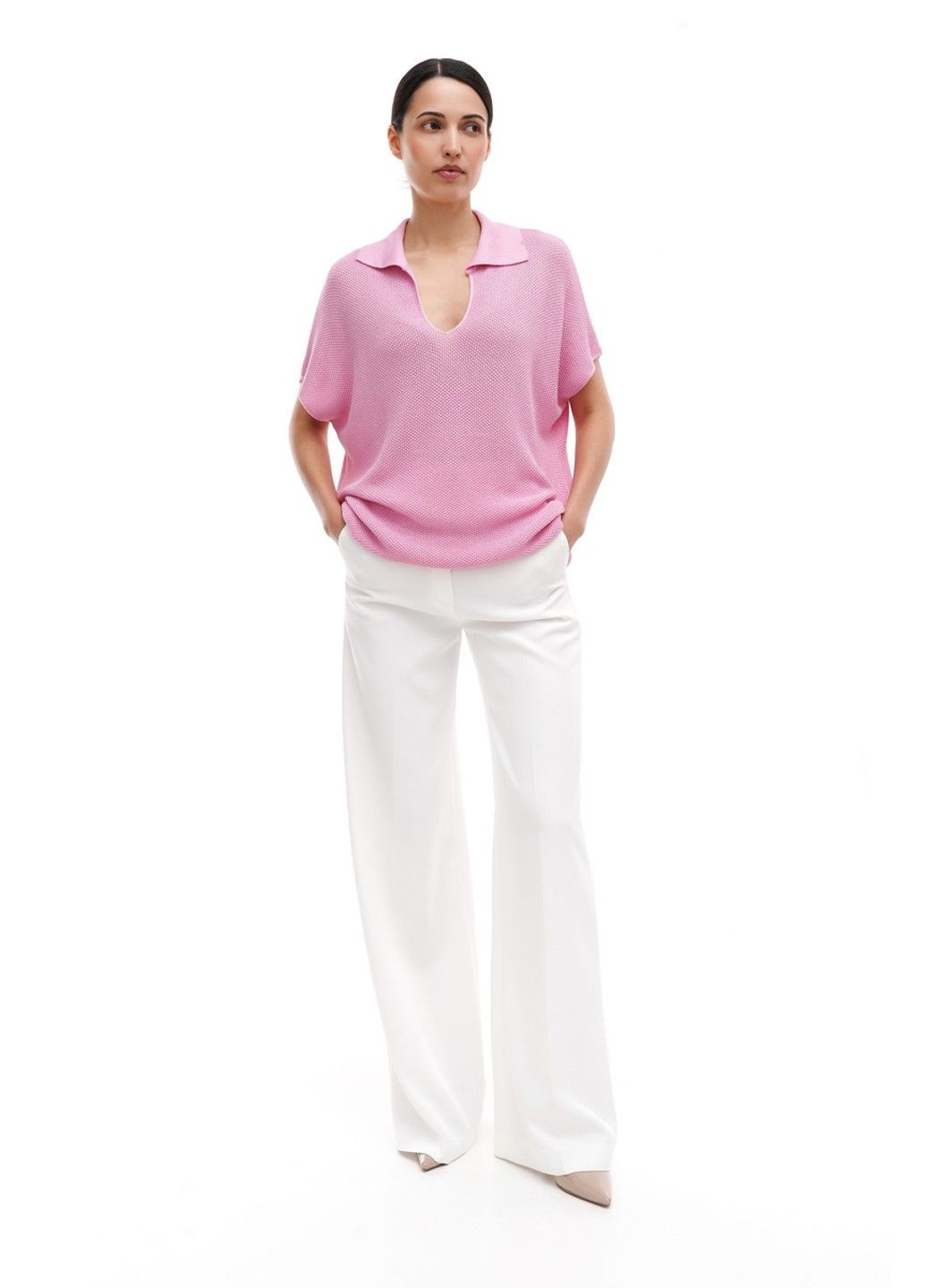 Розовый летний джемпер js987 Sewel