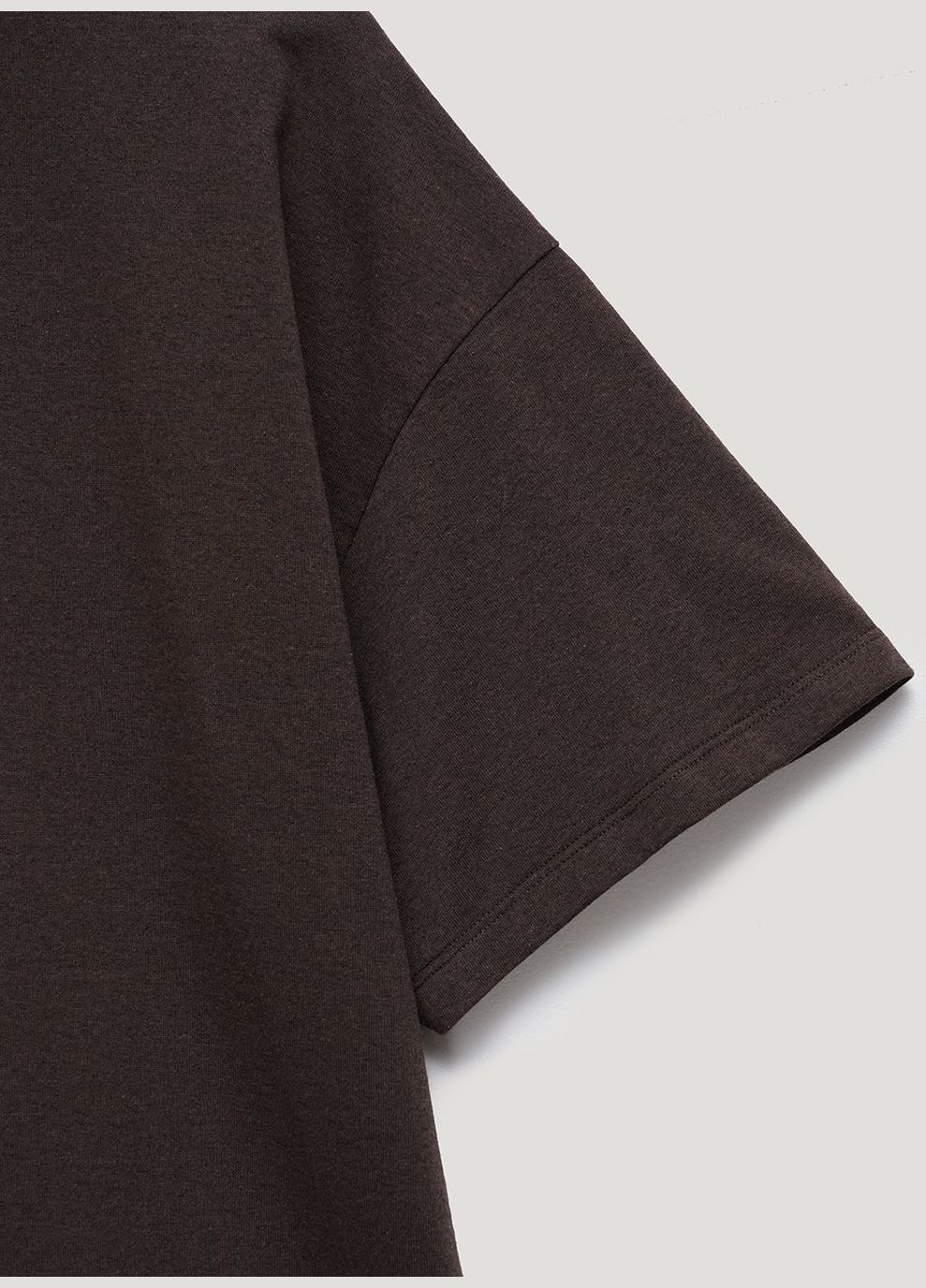 Футболка коричнева oversize recycle JUL - (339695534)