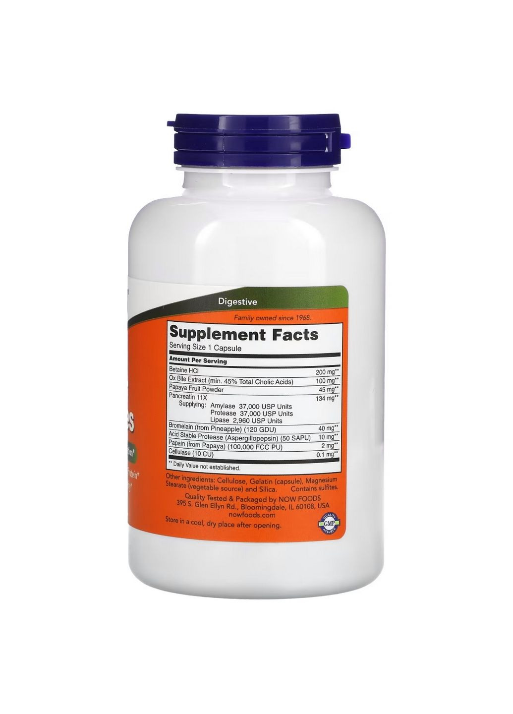 Натуральная добавка Super Enzymes, 180 капсул Now (294927097)