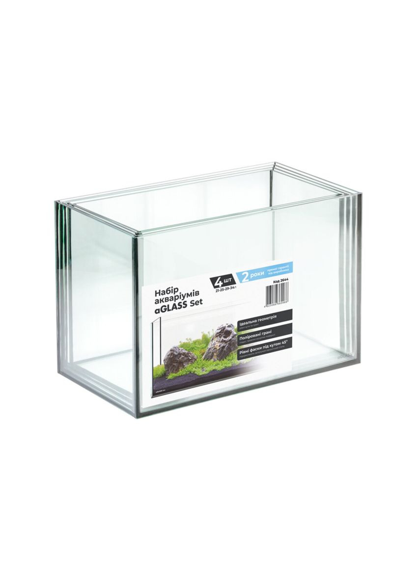 Набор аквариумов aGLASS 4 шт (21-25-29-34л) Collar (322711508)