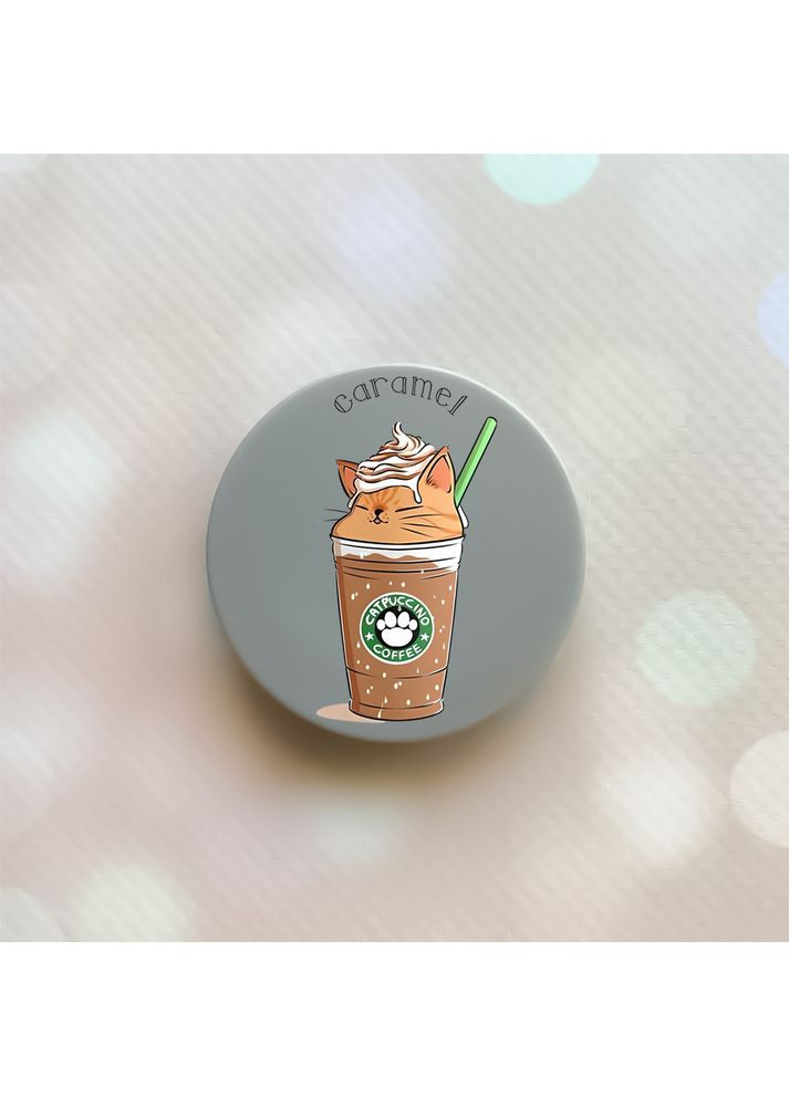 Держатель для смартфона / планшета попсокет Popsocket:: Капучино котик (принт 97) Creative (360706268)