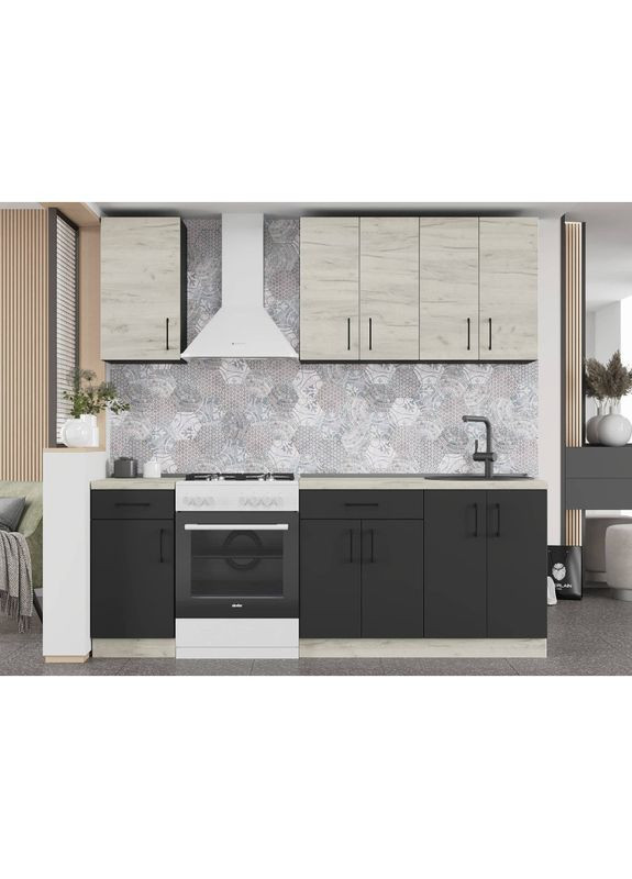 Кухня модульна Оптіма набір №4 2,2 м (EVR-5704) Еверест (311683798)