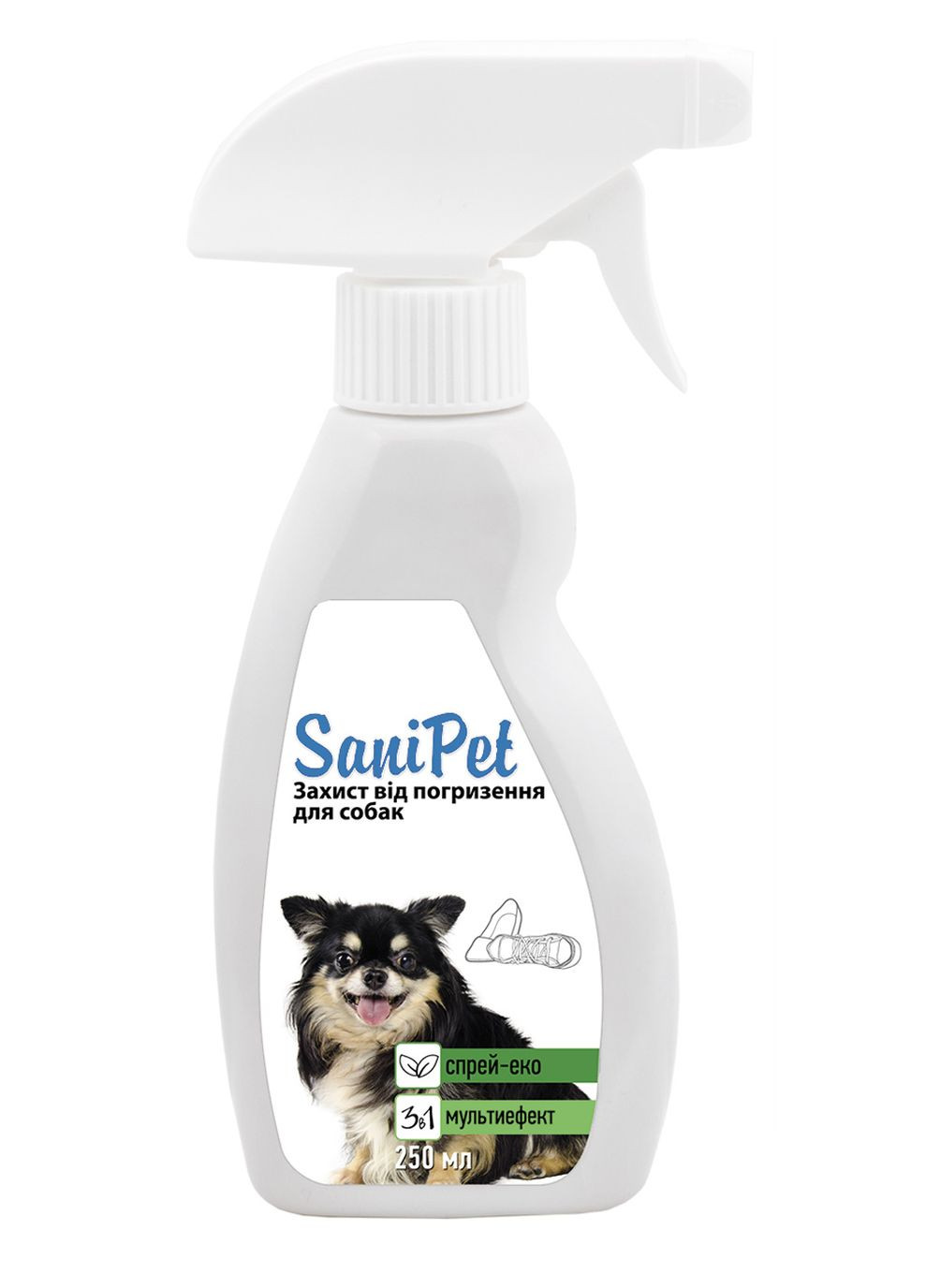 Спрей для захисту від погризів SaniPet для собак, 250 мл (4823082405619) ProVET (279568681)
