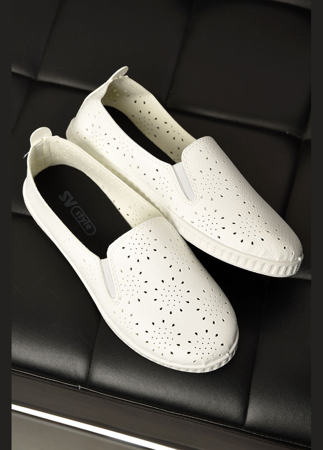 Мокасини жіночі білого кольору Let's Shop (322846742)