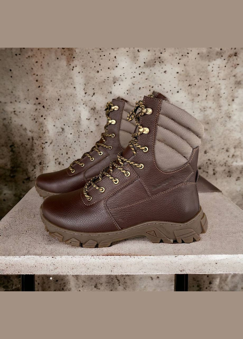 Женские Тактические Зимние Берцы. 36-49р Коричневые. Гидрофобная кожа! DSZF-2122 No Brand (301148436)