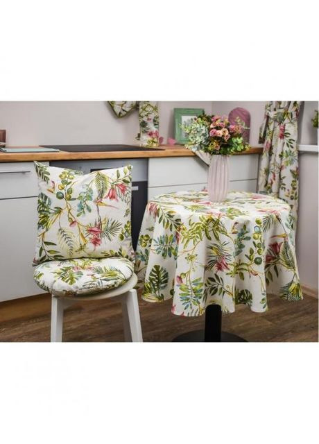 Скатертина кругла Villa Різнокольоровий 136 см (747) Прованс (361784999)