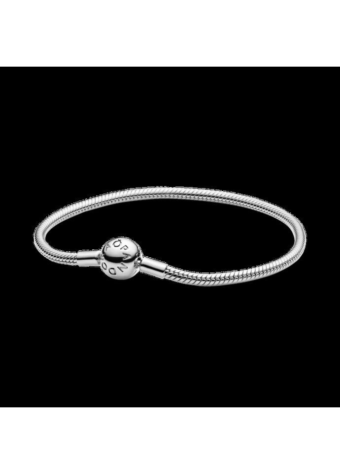 Срібний браслет з круглою застібкою Пандора 590728 Kabluchka (355345260)
