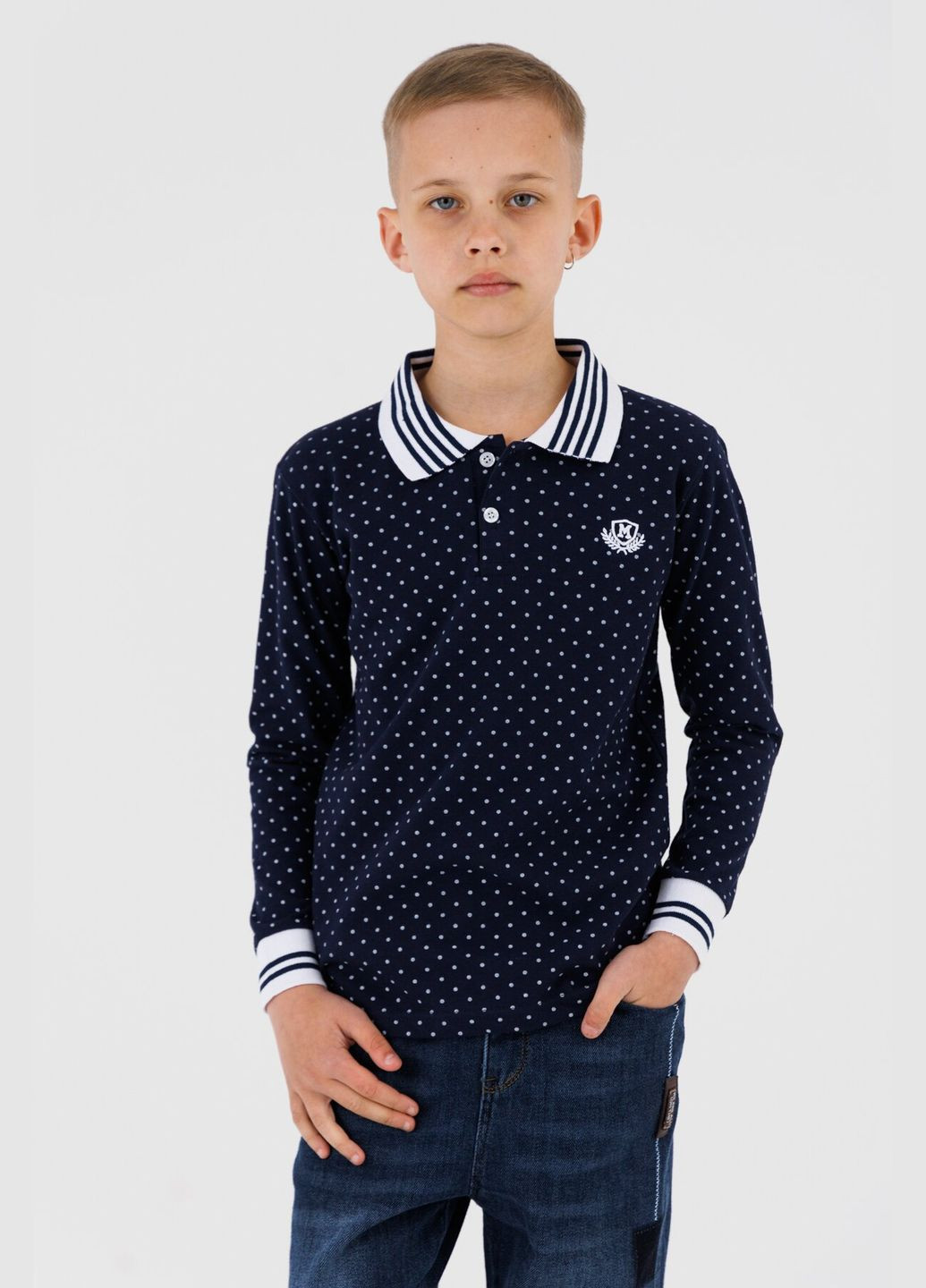 Поло с узором для мальчика 6042 134 см (2000990554529D) shop (2000990554529) Alisa (361498602)