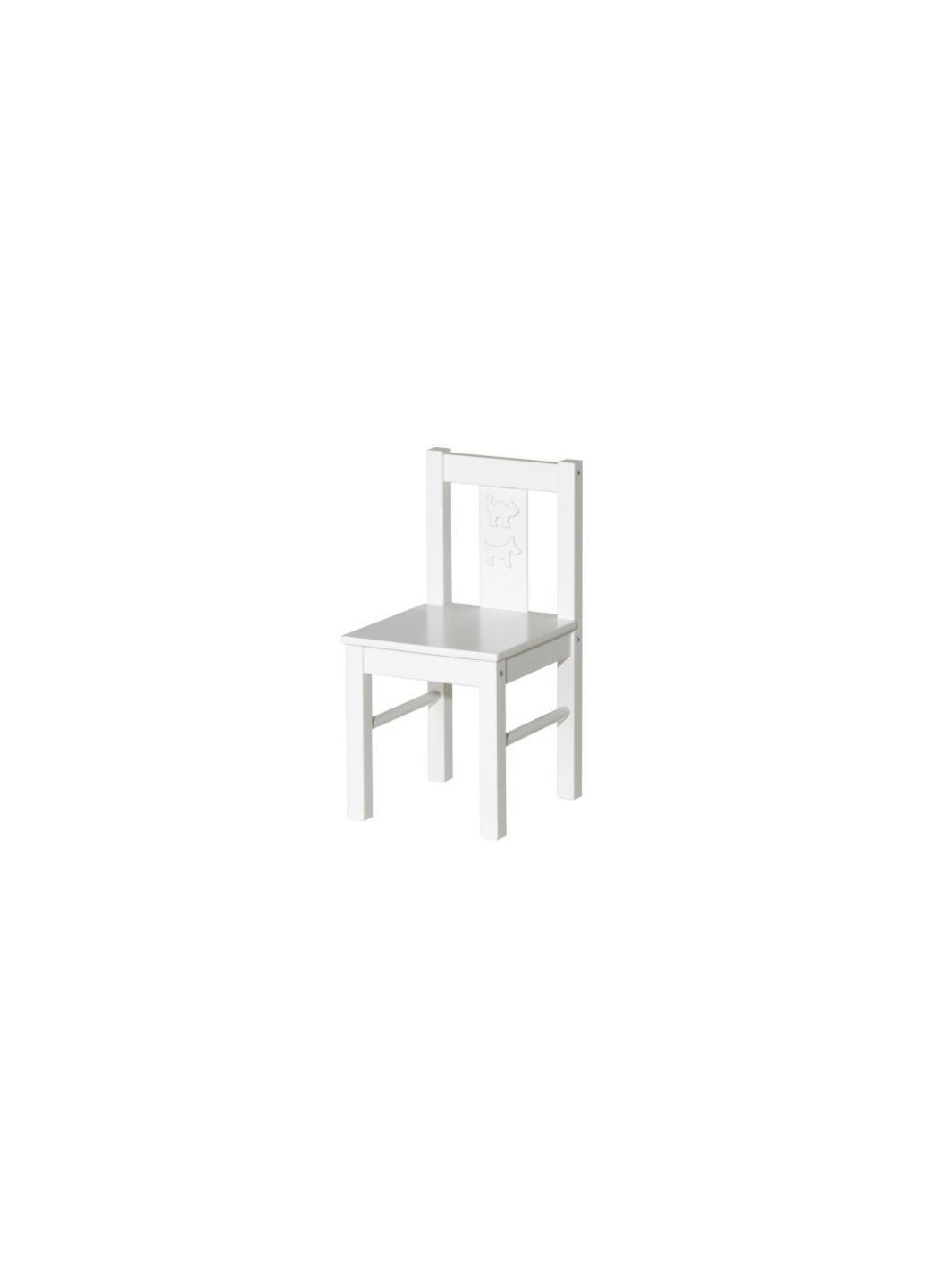 Детский стул белый IKEA (272150132)