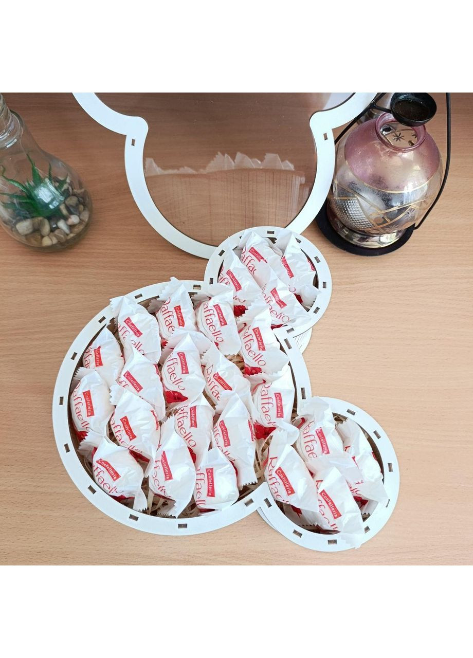 Бокс з цукерками Raffaello для дитини або дівчини на день народження день закоханих 8 березня свято (ar288) No Brand (360920566)