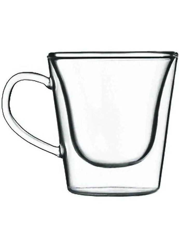 Кружка с двойными стенками Thermic Glass A-08880-G-4102-AA-05 295 мл Luigi Bormioli (324268480)