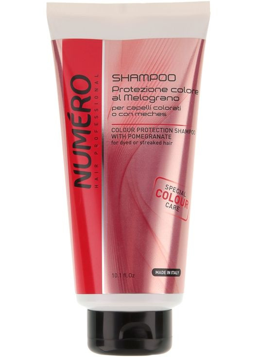 Шампунь для захисту кольору волосся з екстрактом граната Professional Numero Colour Protection Shampoo 300ml (266007-29554) BRELIL (368653325)