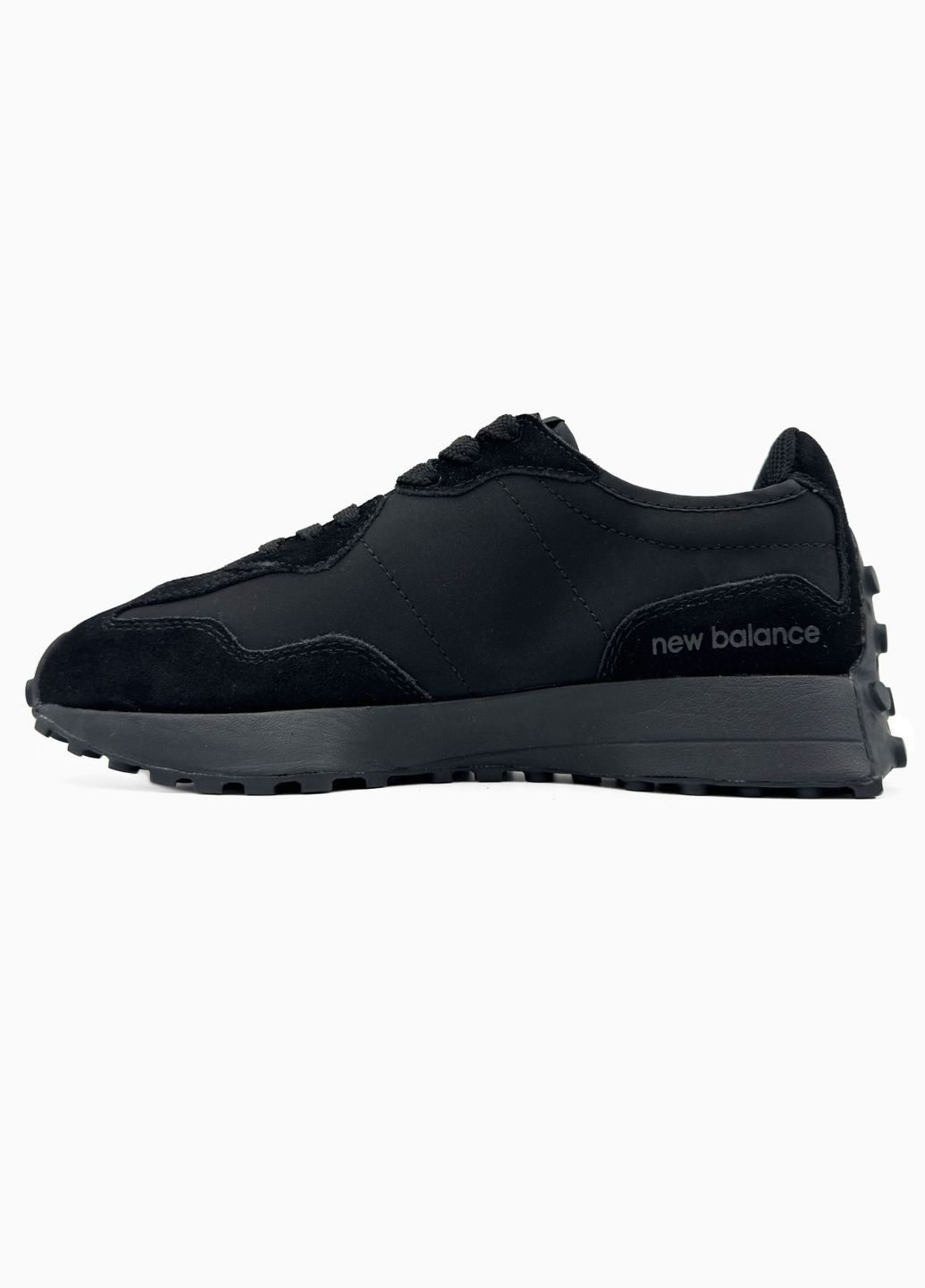 Кросівки жіночі і чоловічі New Balance 327 black | Нью Беланс чорні No Brand чорні демісезони (316231423)