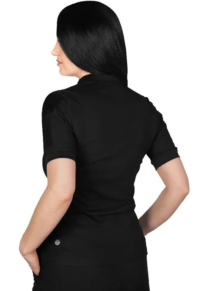 Чорна теніска поло w pani paladin lt чорний Camotec