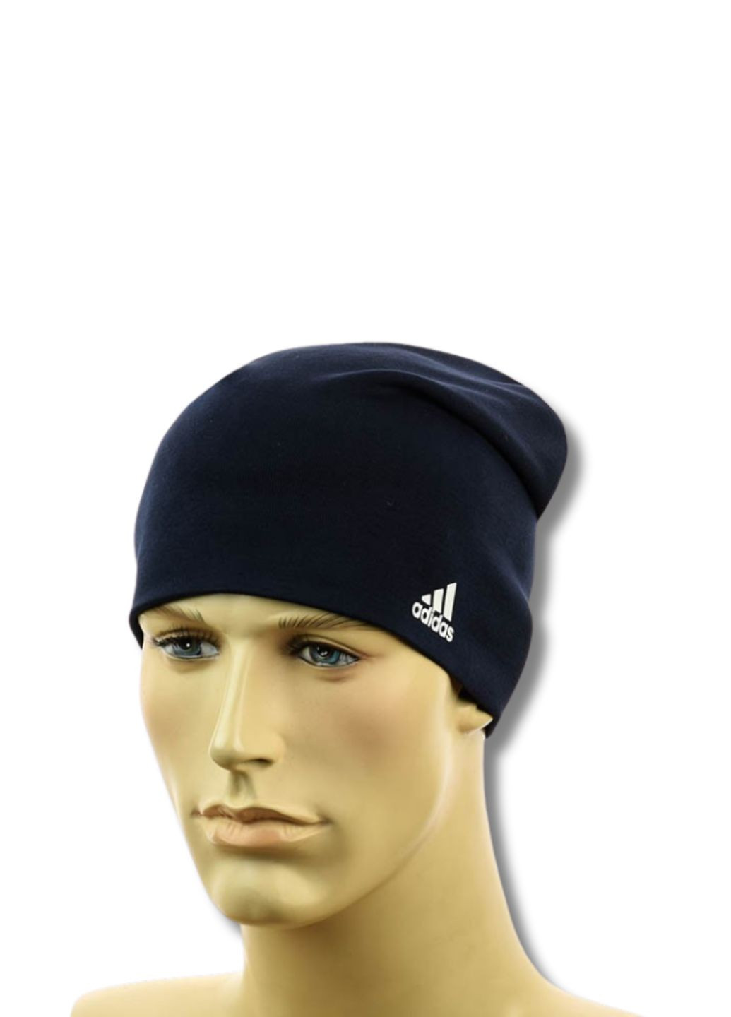 Трикотажная мужская шапка чулок Adidas / Адидас No Brand Чоловіча трикотажна шапка (357207016)