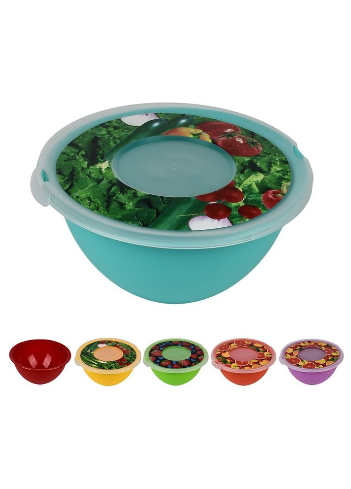 Миска-салатница с крышкой Bon Appetit 2.0л 22*22*10см Home (335007803)