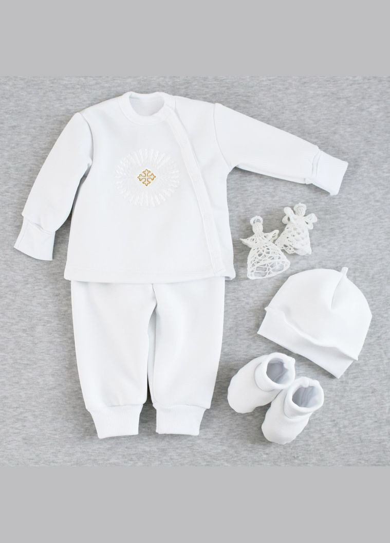 Теплий костюм на хрестини для новонароджених діток хлопчику Ladan (301026271)