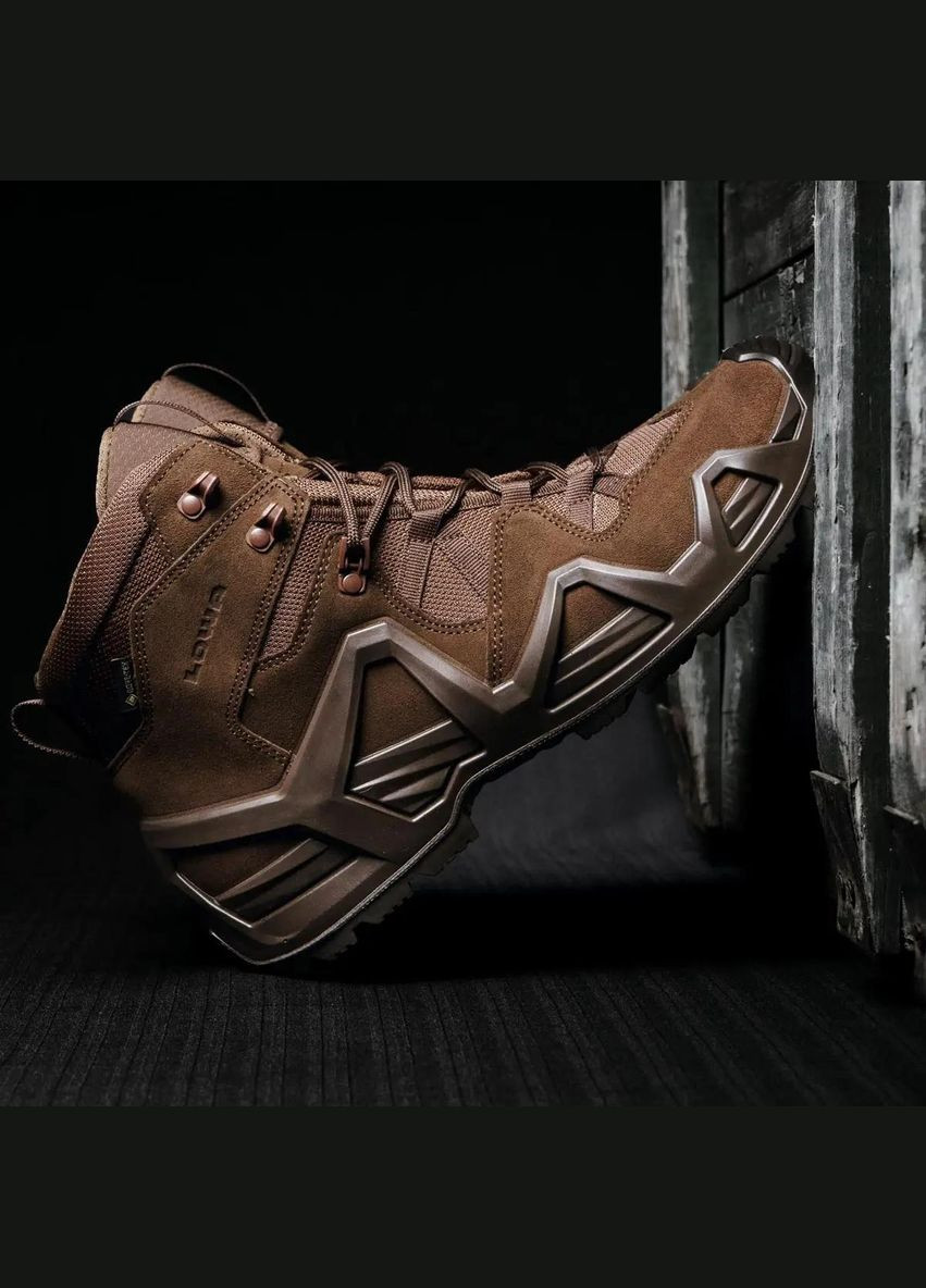 Ботинки из Gore-Tex Zephyr MK2 GTX MID TF UK 8.5/EU Dark Brown Lowa (316319951)