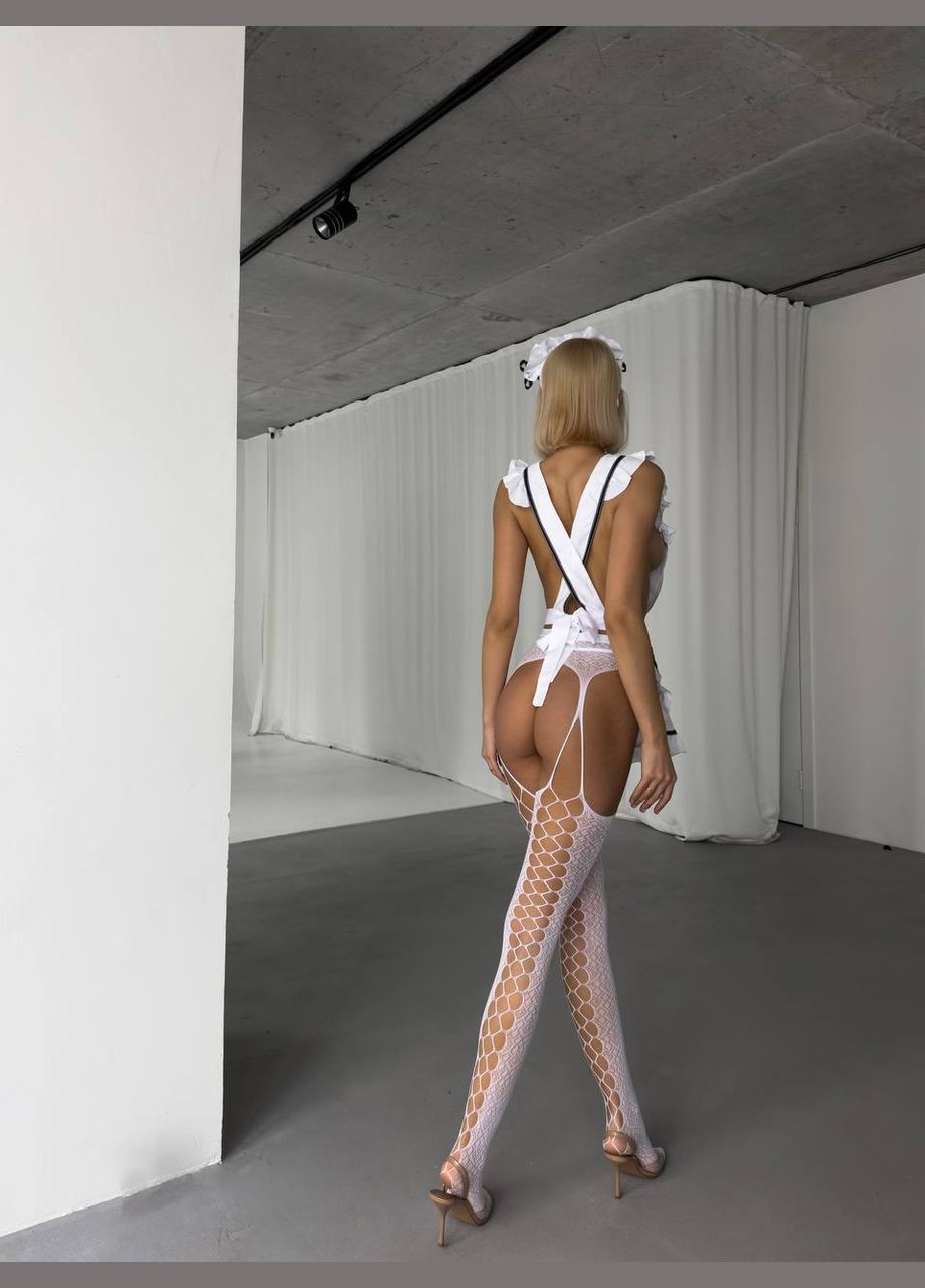 Сексуальные женские чулки белого цвета No Brand (322858760)