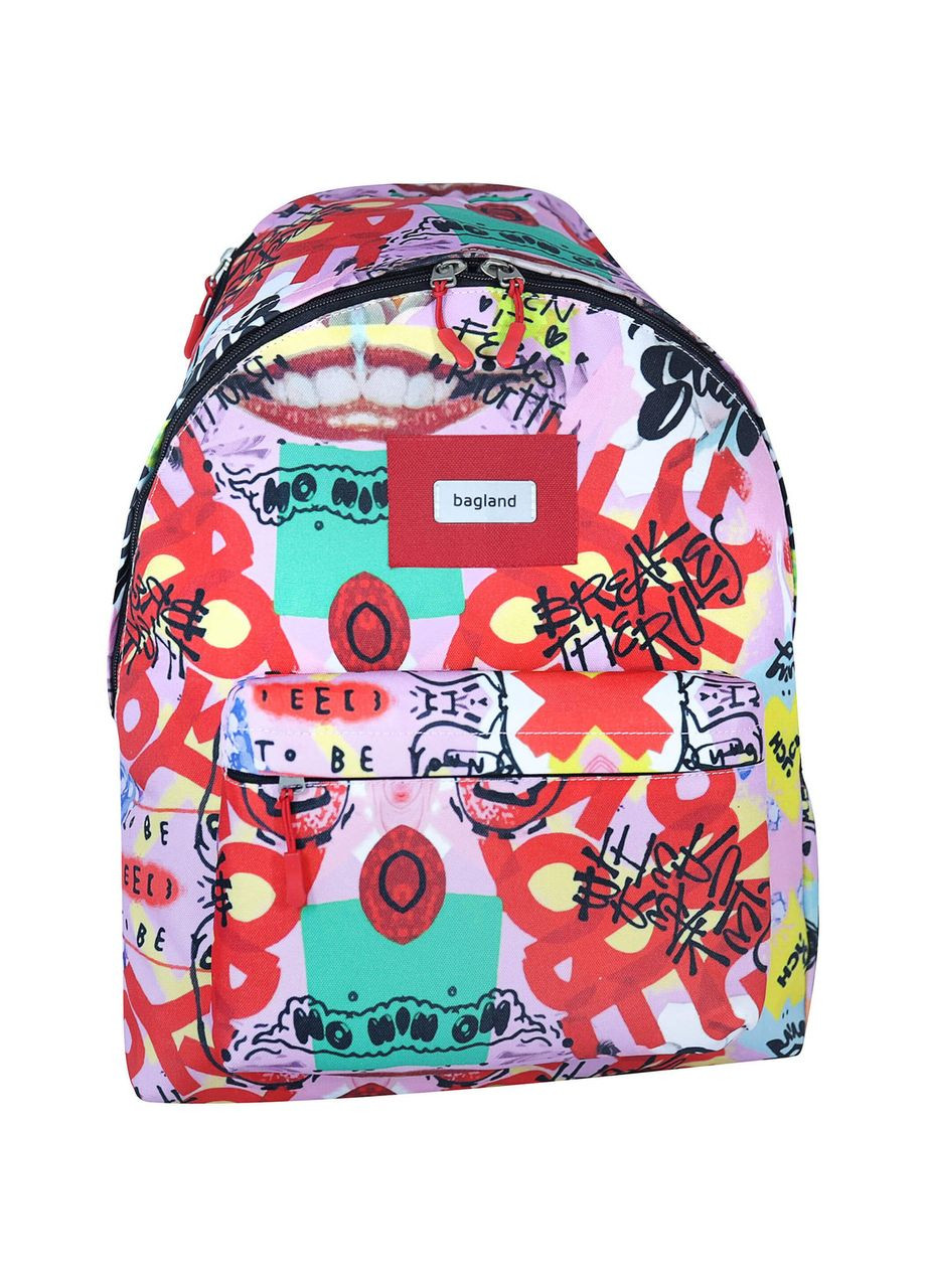 Яскравий молодіжний рюкзак з принтом Stylish водовідштовхувальний текстиль 24 л 1344 (00518664) Bagland (298920722)