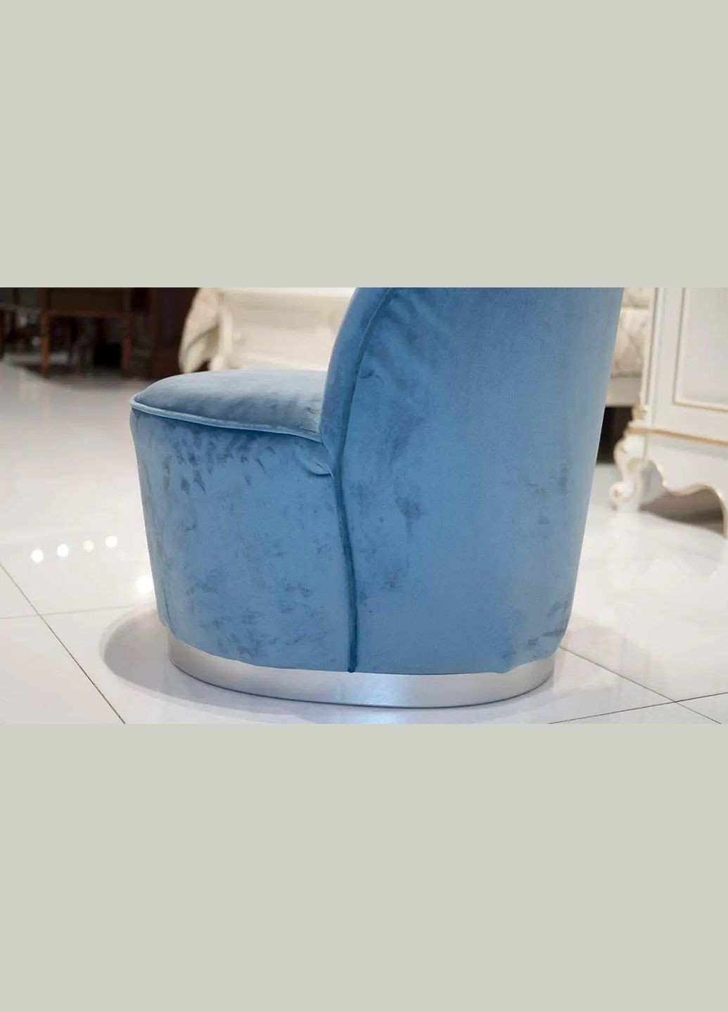 Крісло Нікс м'яке блакитне Prestol (356683761)