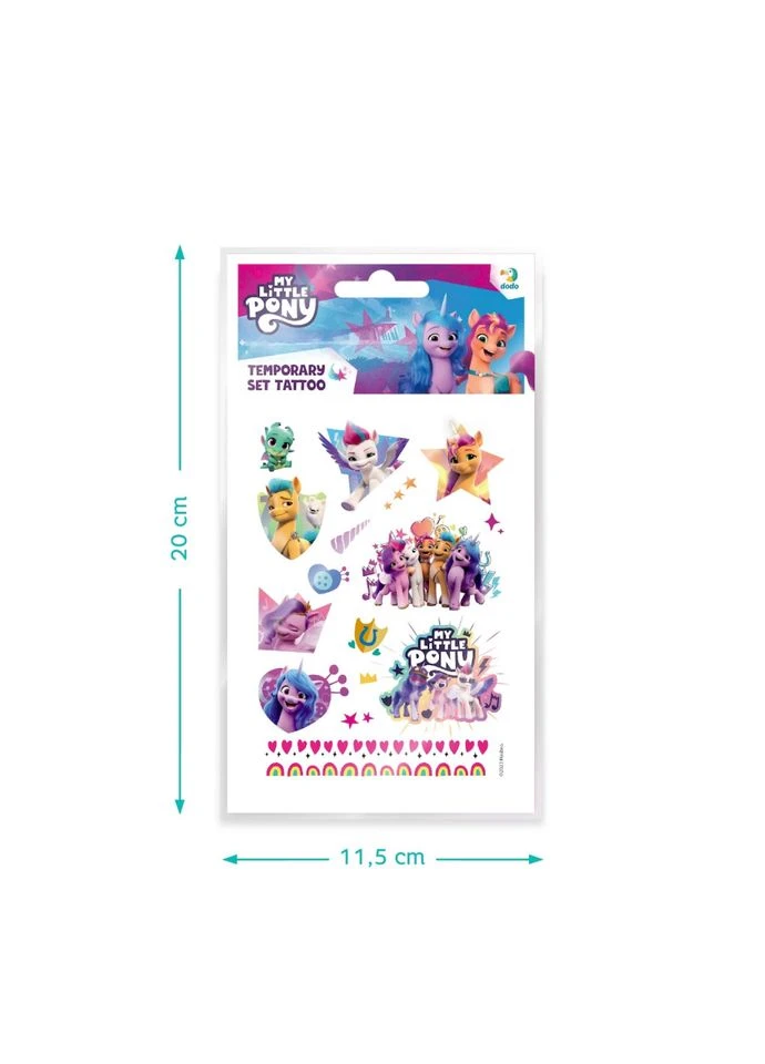 Набор детских временных татуировок "My Little Pony" 200437, 4 листа DoDo Toys (399251394)