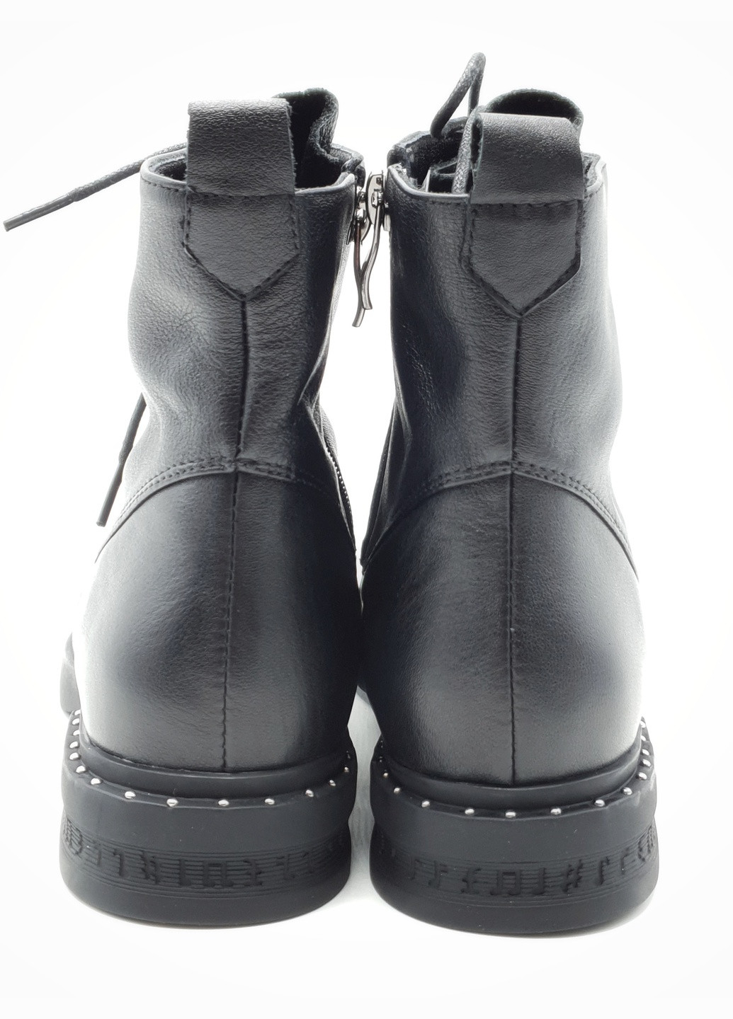 Осенние женские ботинки черные кожаные fm-19-1 23,5 см (р) Fabio Monelli