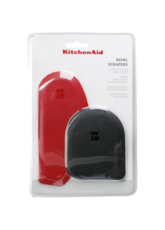 Набір скребків для тіста Universal 2 шт Red/Gray (KQG068OHERE) KitchenAid (323089254)