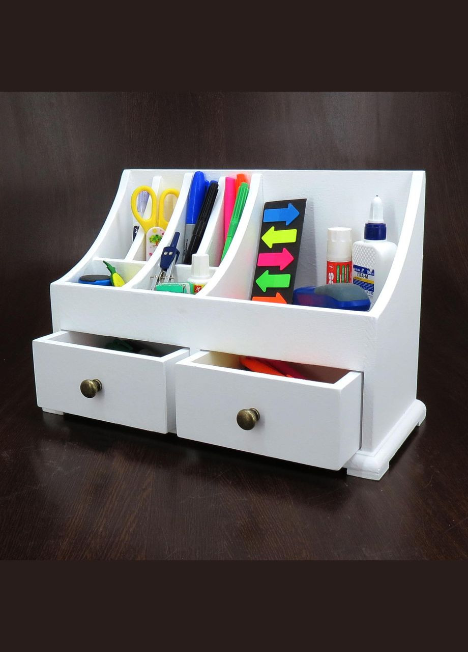 Органайзер настільний з дерева Ютіка зефір (КНЦ-003120) No Brand (328226275)