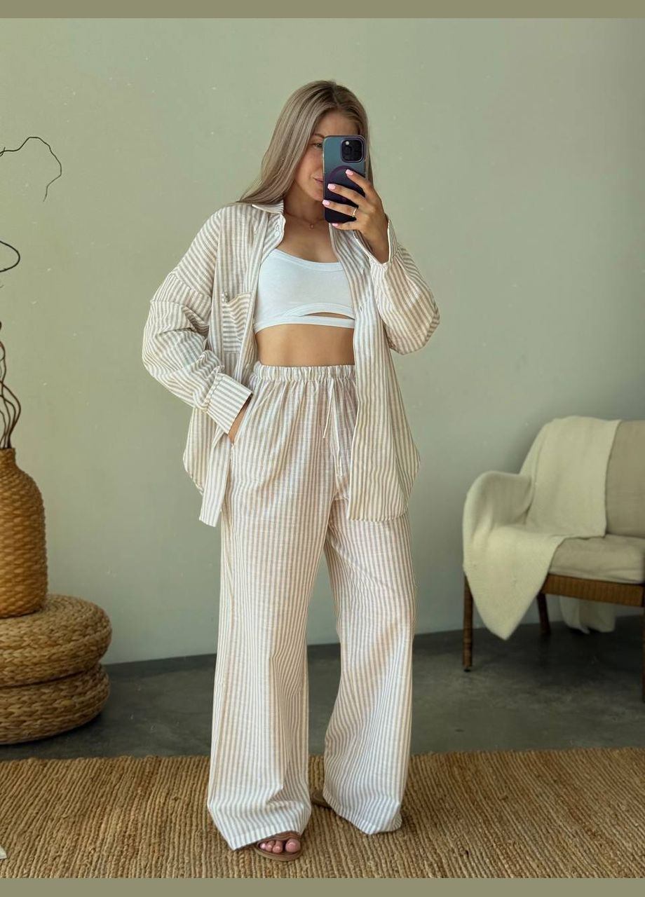 Женский костюм в полоску Гермес (341328595)