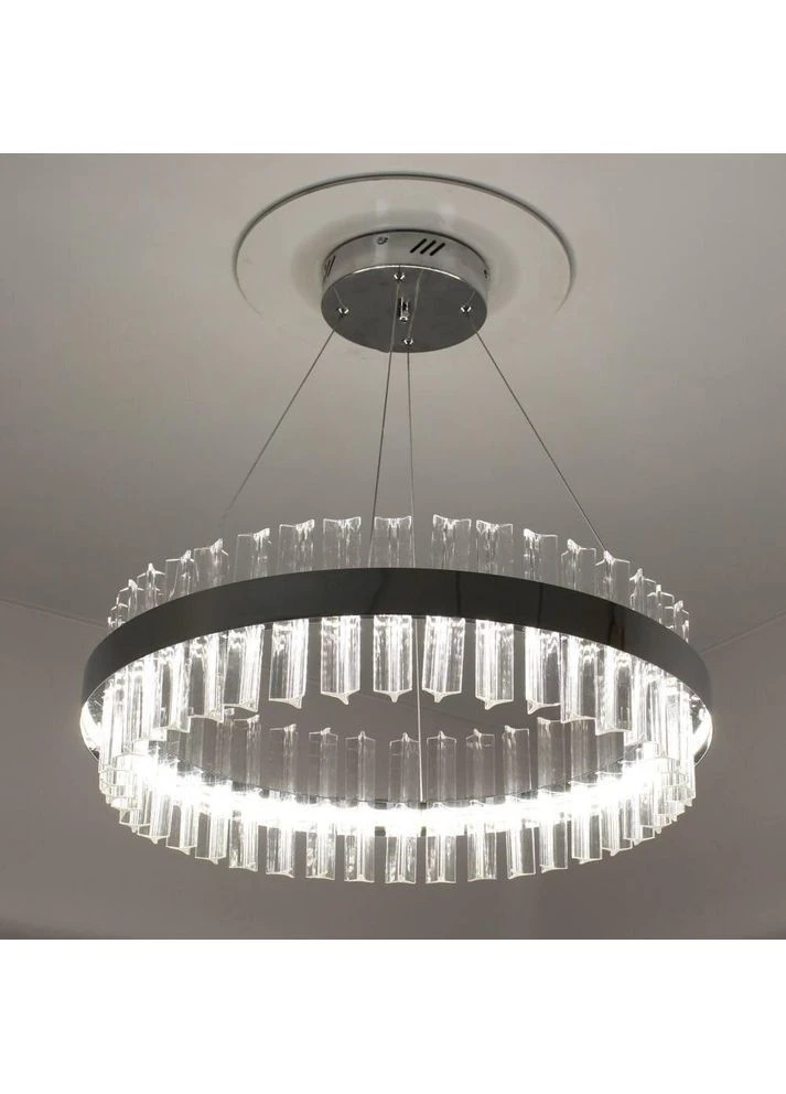 Світильник LED підвісний SOFIA 120W R600 CHROME/CLEAR (з пультом) Luminaria (394231535)