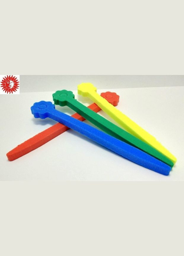 Бігуді для завивки волосся Ромашка м'які довжина 15 см в упаковці 10 штук No Brand (330632146)