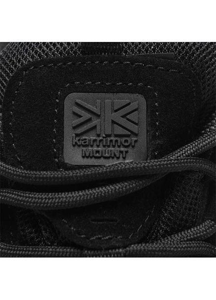 Черные кроссовки mount low mens walking shoes black 9.5(44) Karrimor