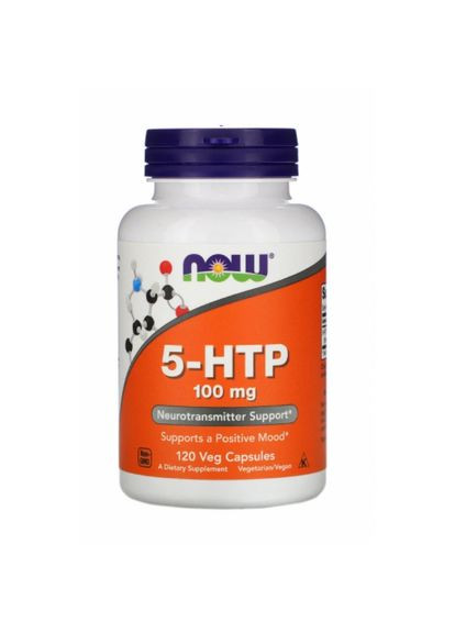 5HTP 5-гідрокситриптофан,, 100 мг, 120 капсул (NOW-00106) Now Foods (266265509)