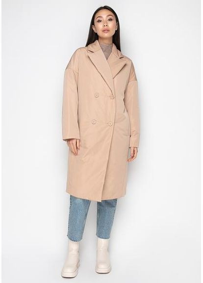 Бежева куртка 1223m-cw кремова кава sam Samange