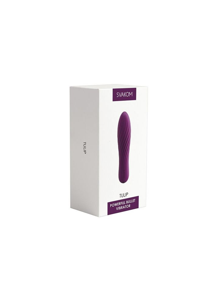 Мощный минивибратор Tulip Violet Svakom (366876477)