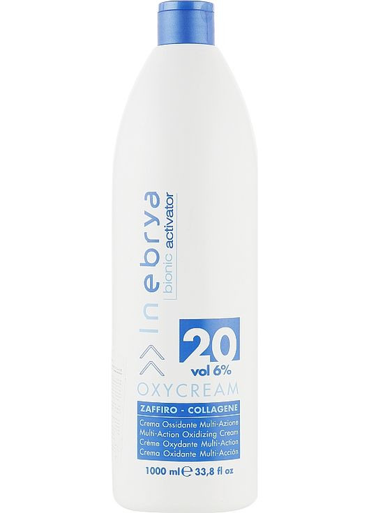 Окси-крем "Сапфир-коллаген", 20, 6% Bionic Activator Oxycream 20 Vol 6% 1000ml (390599-31017609) Inebrya (368635208)