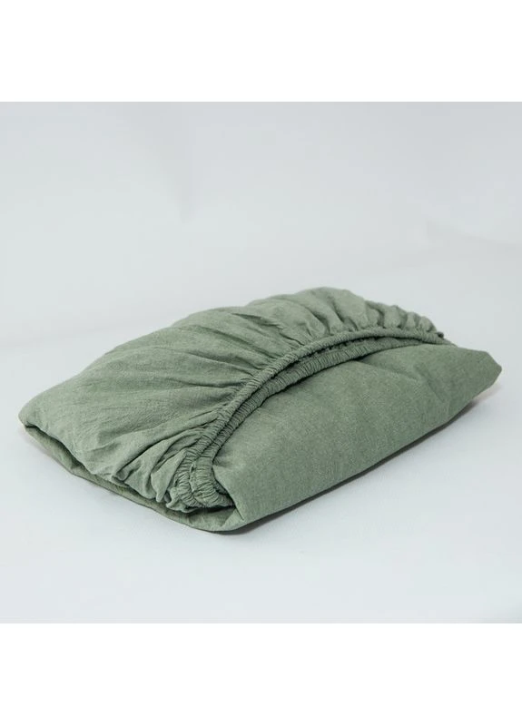 Простирадло на резинці Варена Бавовна 180х200х20 см (MS-850006336) Moon&Star Green Havene (394448806)