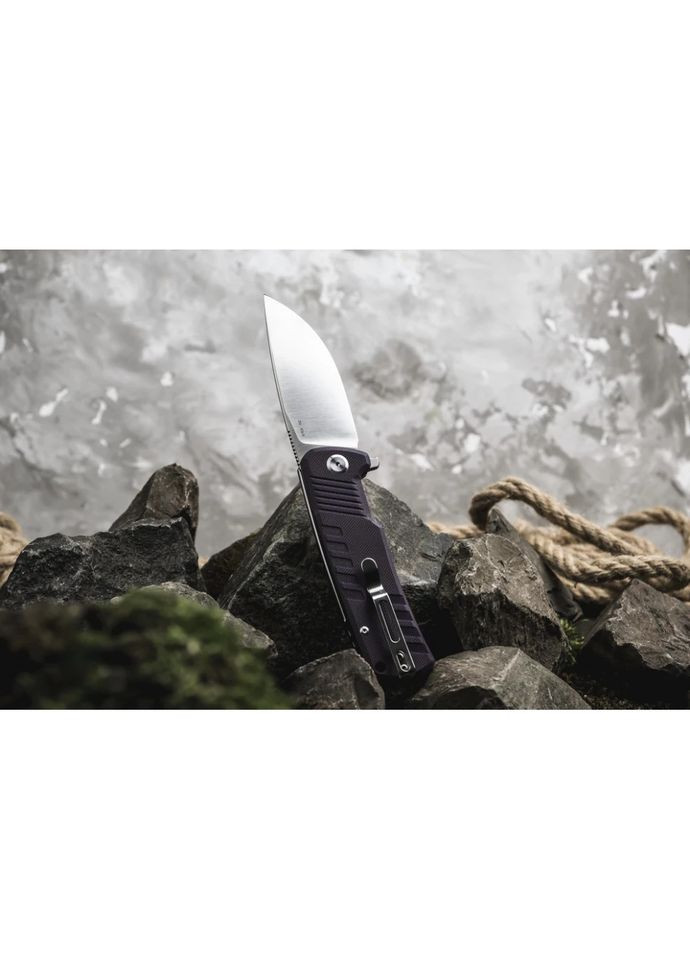 Складной нож G769-PL - сталь D2, фиолетовая рукоять G10 Ganzo (363132412)